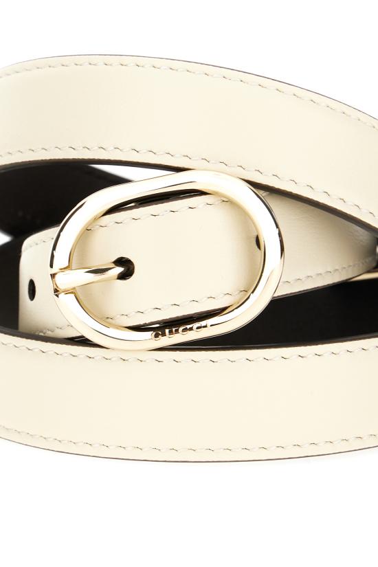 26SS 구찌 레귤러 벨트 855897AAFYJ 9546 Avorio - GUCCI