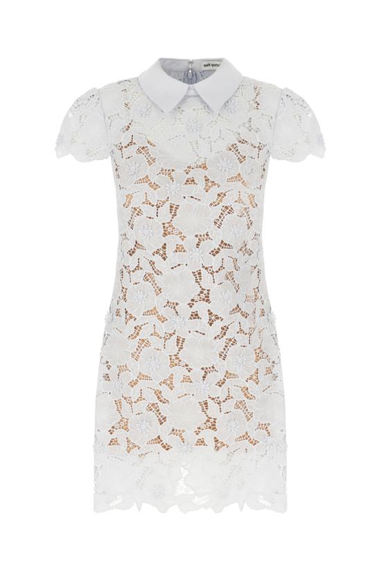 26SS 셀프 포트레이트 미디 원피스 RS26171SBL BLUE