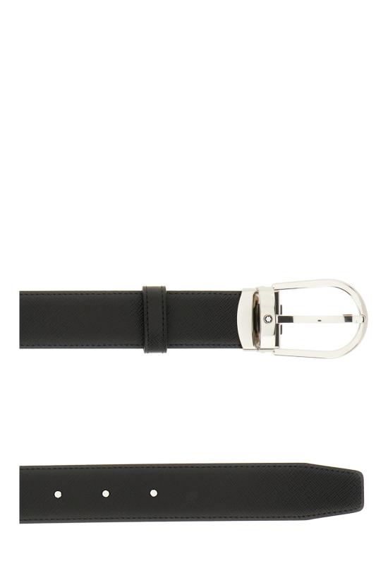 26SS 몽블랑 가죽 벨트 222139 BLACKEBONY BLACK EBONY - MONTBLANC