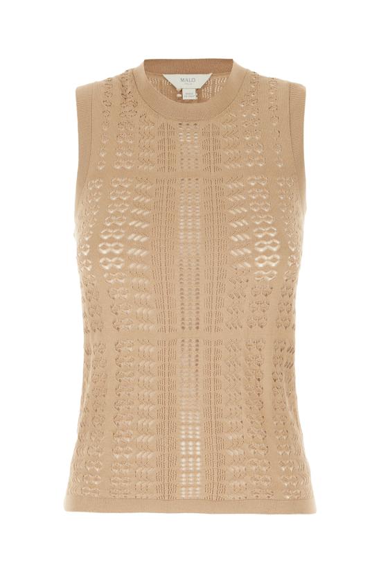 26SS 말로 민소매 티셔츠 DXF048F3L38 E3600 CAFFELATTE