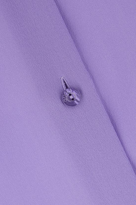 25FW 구찌 실크 크레이프 드 씬 셔츠 853004Z7AXX 5007 Viola - GUCCI