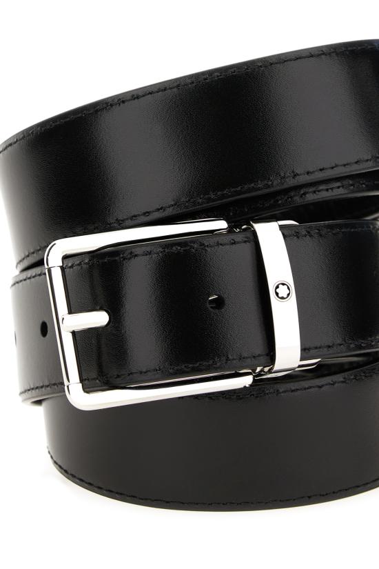 26SS 몽블랑 가죽 벨트 222181 BLACKBLACK BLACK BLACK - MONTBLANC