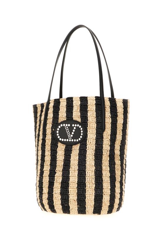 26SS 발렌티노 가라바니 토트백 8W2B0R37UHK EX9 NATURALE NERO - VALENTINO GARAVANI