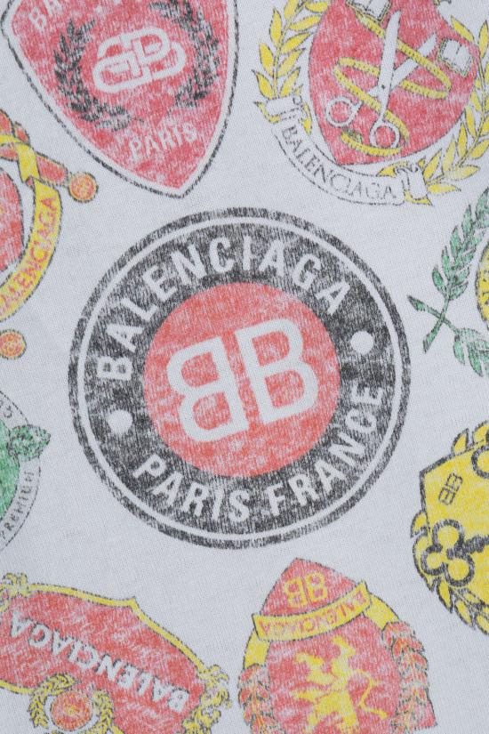 25FW 발렌시아가 반팔 티셔츠 764235TTVH4 9012 DIRTY WHITE - BALENCIAGA