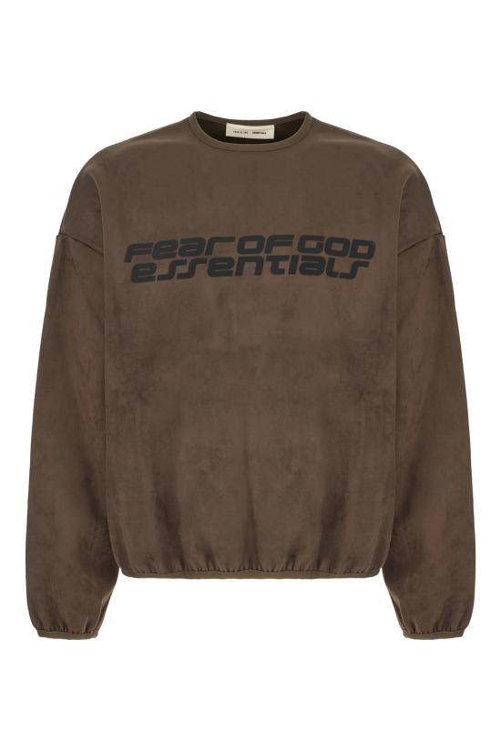 25FW 피어오브갓 후드 티셔츠 192HO256733F BORNW BROWN