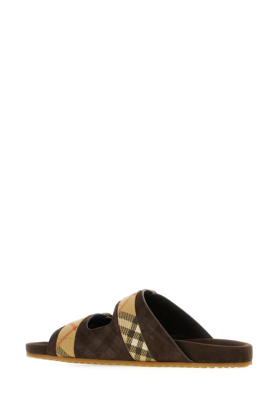 26SS 버버리 더블 버클 체크 샌들 8118887 C1170 SNUG - BURBERRY