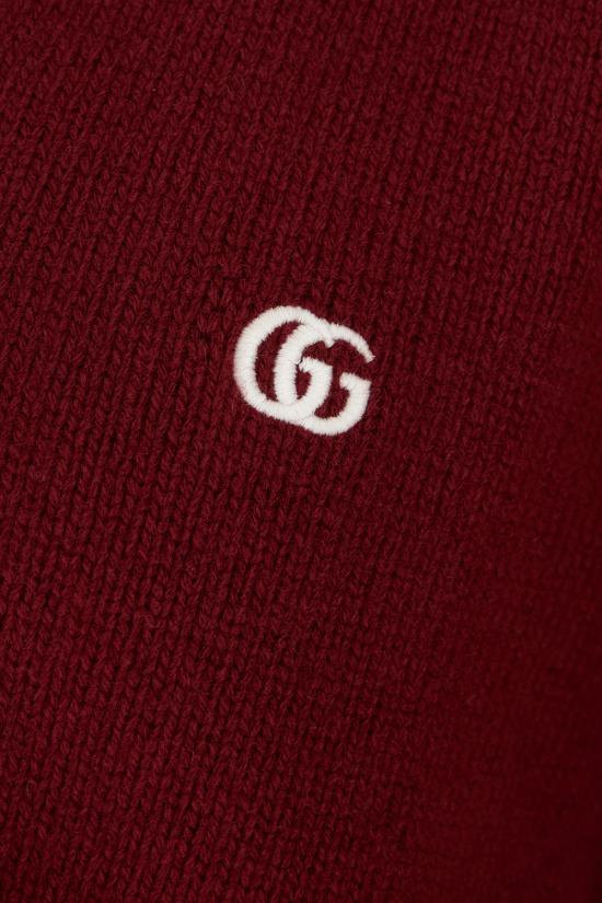26SS 구찌 스웨터 815009XKFAU 6013 BORDEAUX - GUCCI