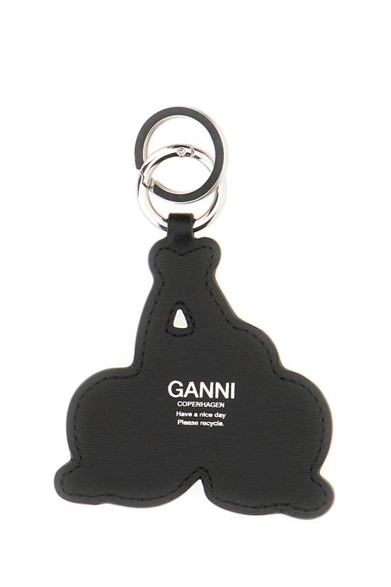 26SS 가니 키링 B301005411804 099 BLACK - GANNI