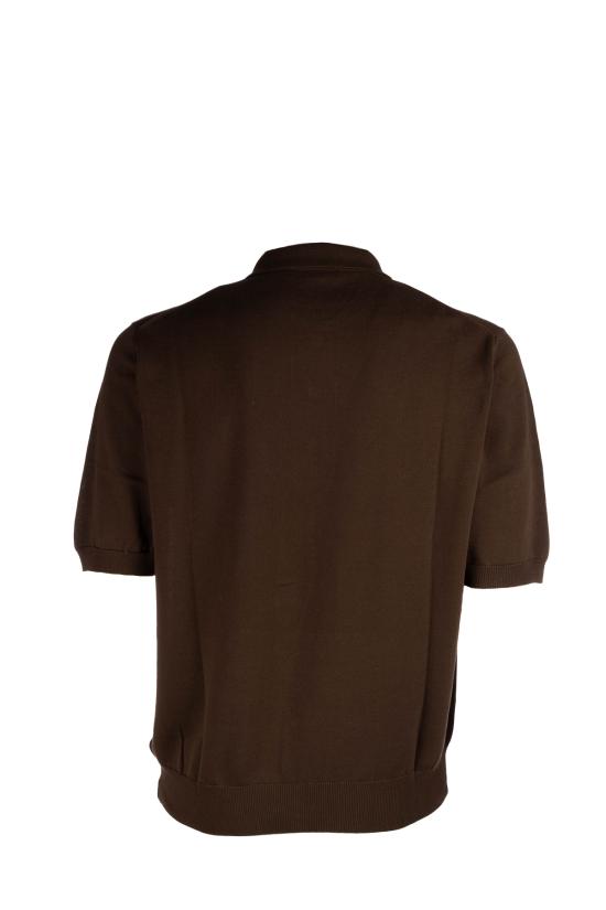 26SS 자노네 폴로 티셔츠 810332ZY318 Z4759 Marrone - ZANONE