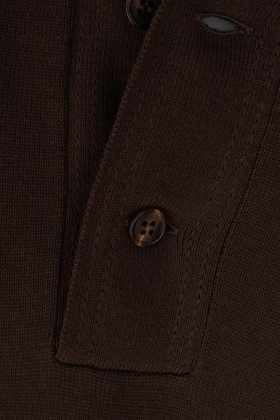 26SS 자노네 폴로 티셔츠 810332ZY318 Z4759 Marrone - ZANONE