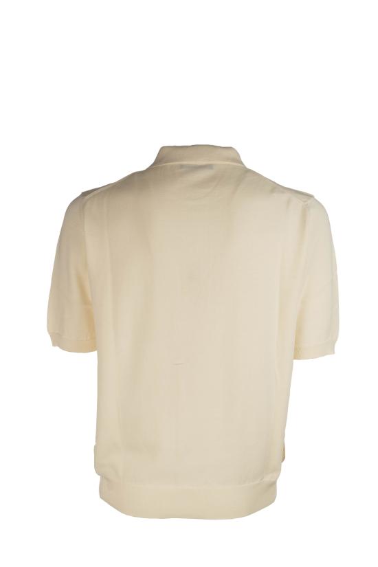 26SS 자노네 폴로 티셔츠 810332ZY318 Z3372 Bianco - ZANONE