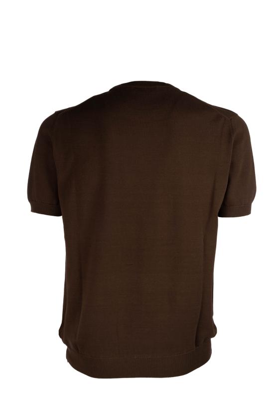 26SS 자노네 반팔 티셔츠 810294ZY318 Z4759 Marrone - ZANONE