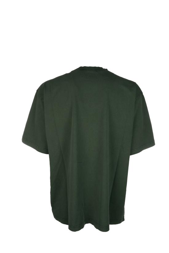 26SS 발렌시아가 반팔 티셔츠 764235TSVC9 3044 DARK GREEN RED - BALENCIAGA