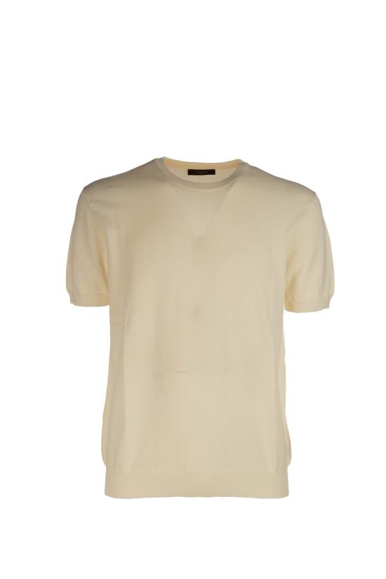 26SS 자노네 반팔 티셔츠 810294ZY318 Z3372 Bianco