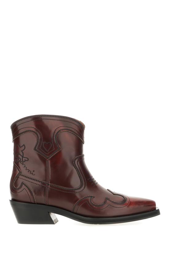 26SS 가니 부츠 B101005311803 436 BURGUNDY
