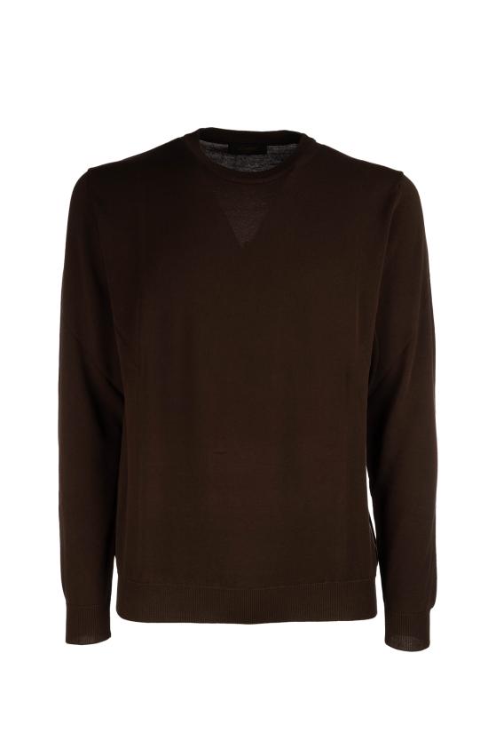 26SS 자노네 반팔 티셔츠 810234ZY318 Z4759 Marrone