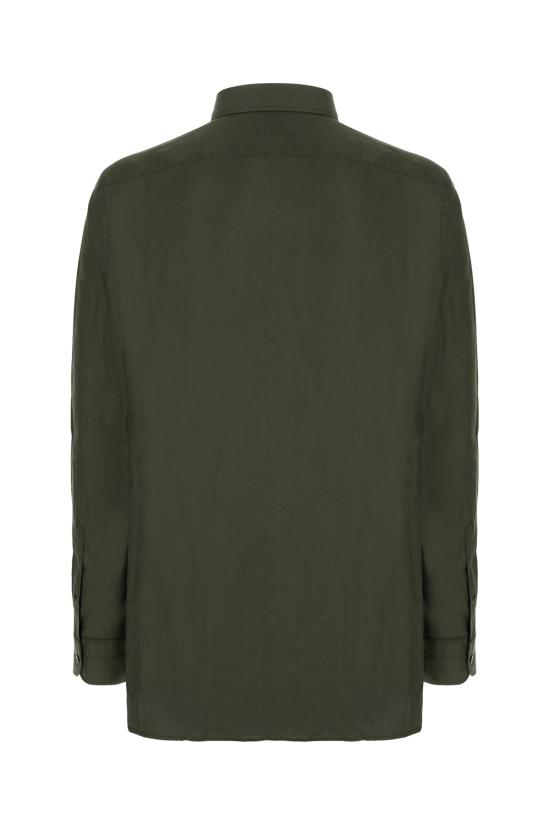 26SS 톰포드 긴팔 셔츠 HSO002FMT058 GAL MILITARY GREEN - TOMFORD
