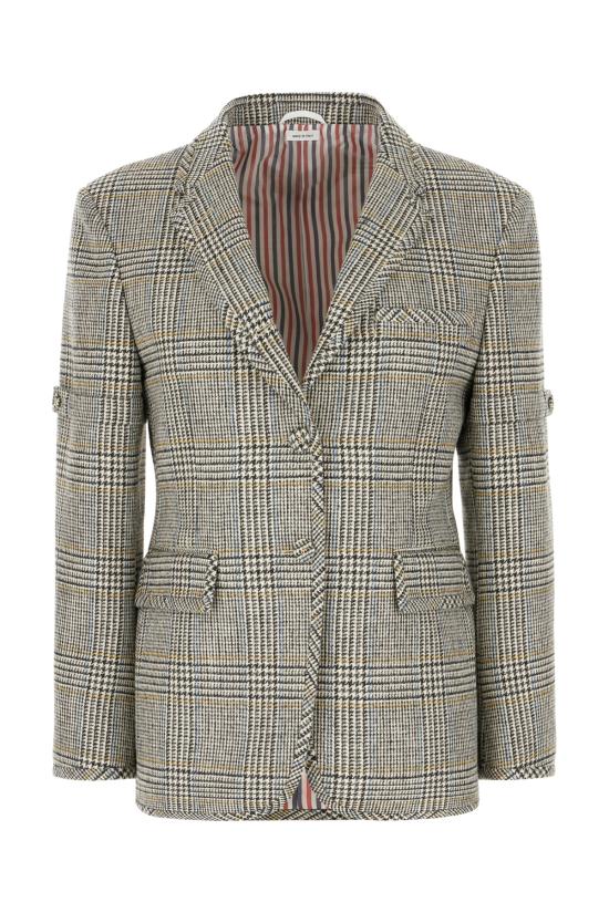 25FW 톰브라운 헌팅 트위드 암밴드 스포츠코트 FBR062BF1002 980 BLK WHT