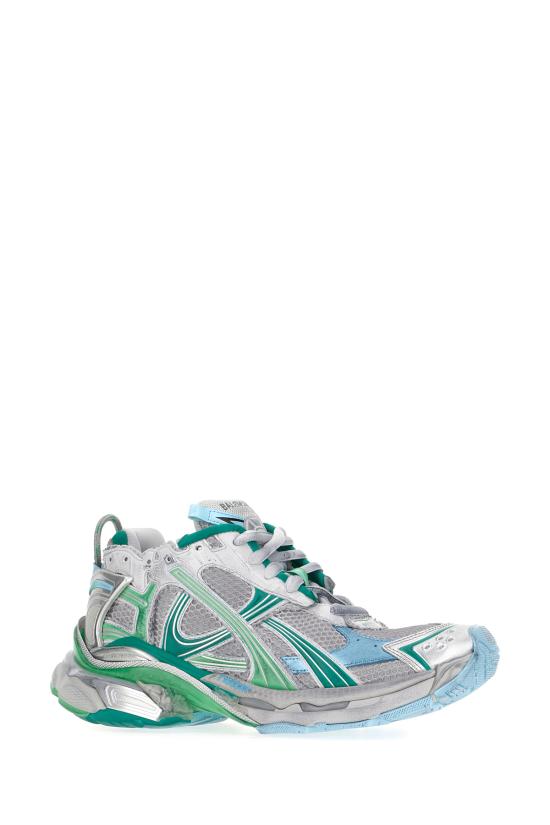 26SS 발렌시아가 러너 스니커즈 772774W3RMU 1340 GREY GREEN BLUE - BALENCIAGA