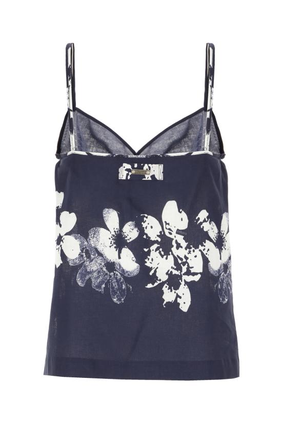 26SS 아이스 비 아이스버그 민소매 티셔츠 T0713636 S6Y3 STAMPA FONDO BLU - ICE B ICEBERG