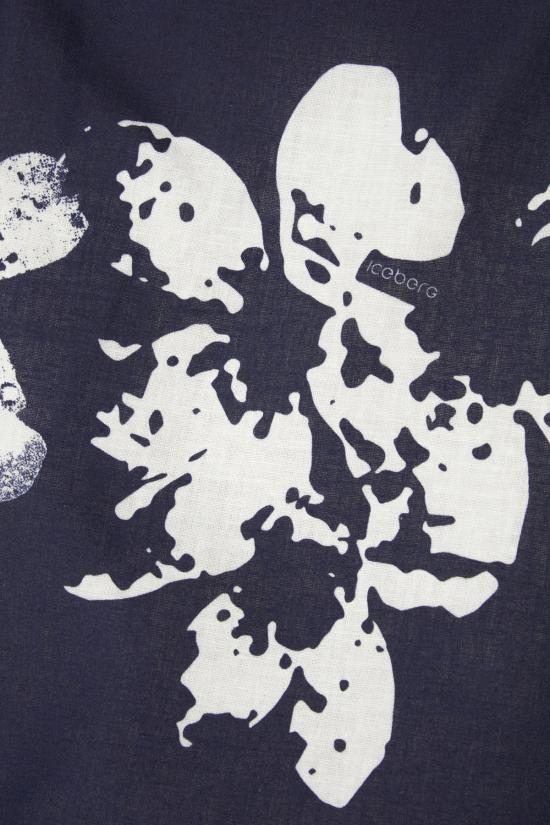 26SS 아이스 비 아이스버그 민소매 티셔츠 T0713636 S6Y3 STAMPA FONDO BLU - ICE B ICEBERG