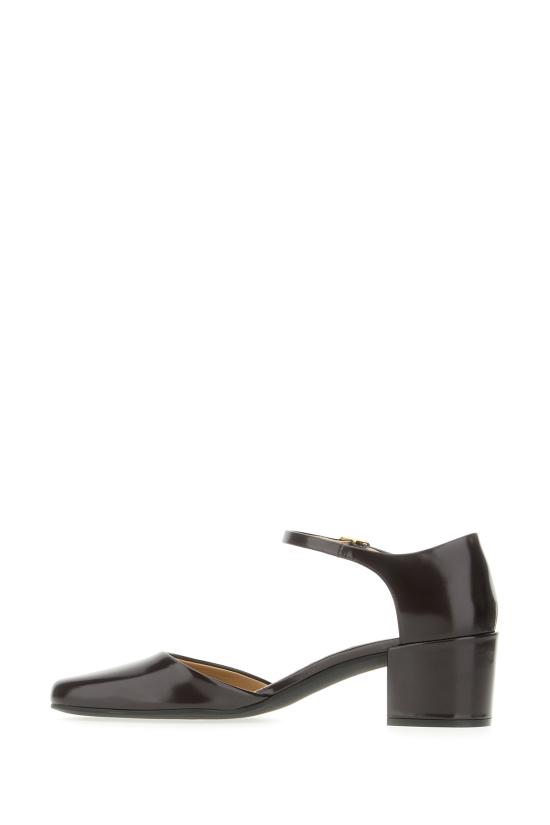 25FW 더로우 드레스 슈즈 F1673L604 LQB LACQUER BROWN - THE ROW