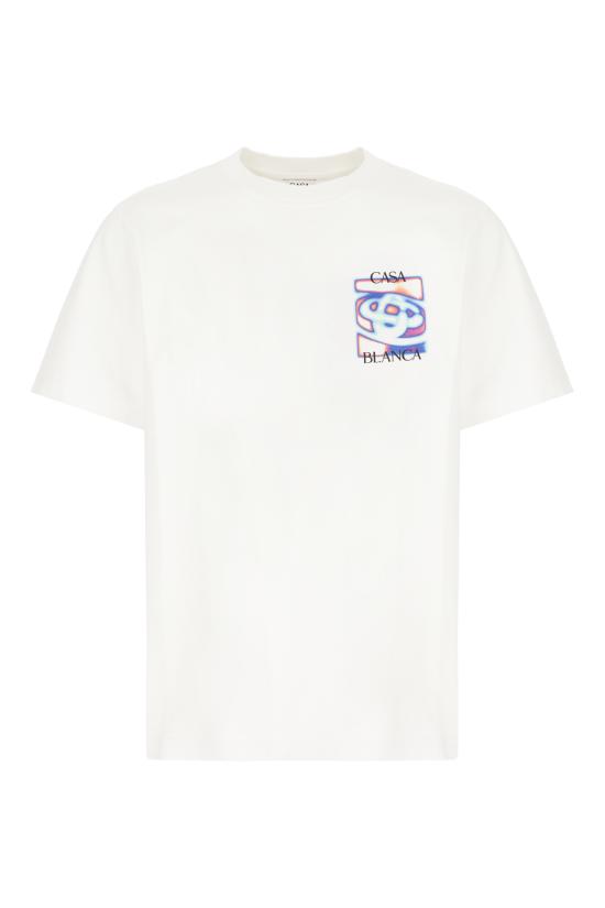 26SS 카사블랑카 반팔 티셔츠 MSP26JTS00107 BRIGHT WHITE