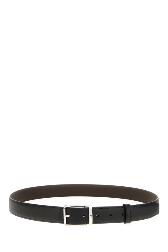 26SS 몽블랑 가죽 벨트 222359 BLACKEBONY BLACK EBONY