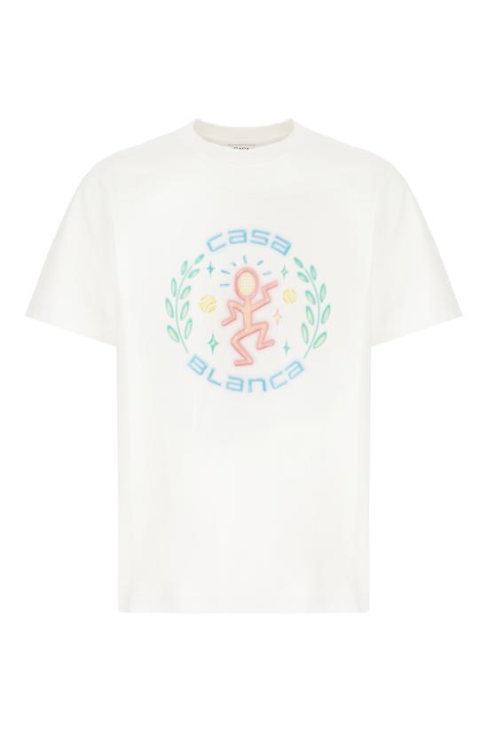 26SS 카사블랑카 반팔 티셔츠 MSP26JTS00111 BRIGHT WHITE