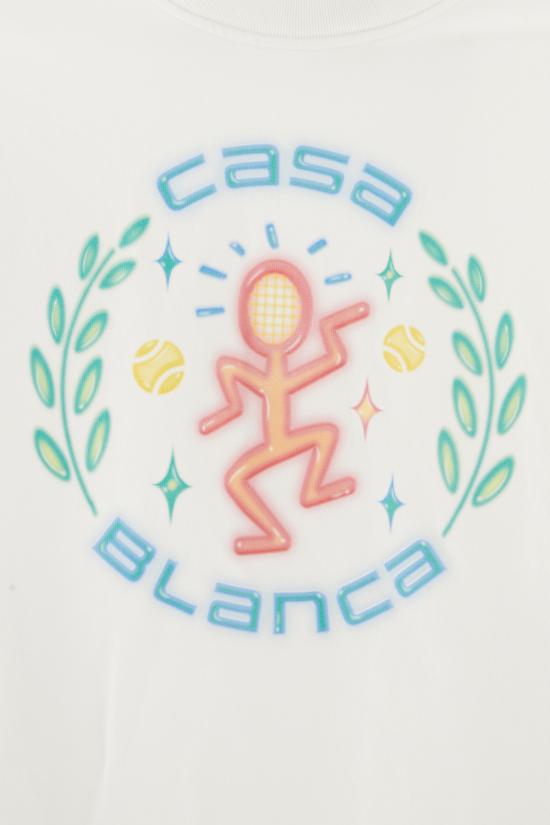 26SS 카사블랑카 반팔 티셔츠 MSP26JTS00111 BRIGHT WHITE - CASABLANCA