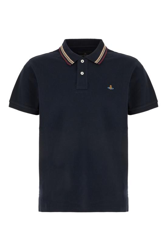 26SS 비비안웨스트우드 폴로 티셔츠 2H01000UJ00AU K410 NAVY