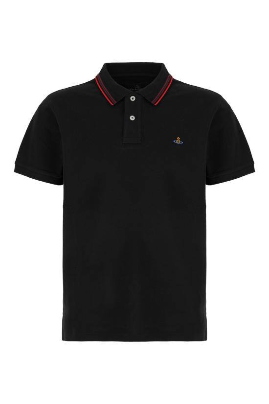 26SS 비비안웨스트우드 폴로 티셔츠 2H01000UJ00AU N401 BLACK