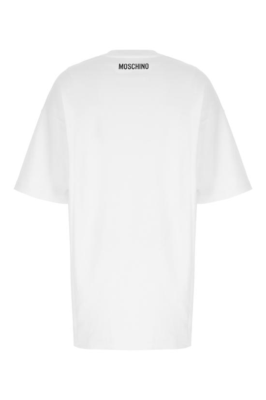 25FW 모스키노 반팔 티셔츠 252D07015442 1001 FANTASIA BIANCO - MOSCHINO