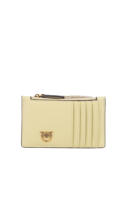 26SS 핑코 지갑 100251A0F1 C39Q GIALLO VANIGLIA