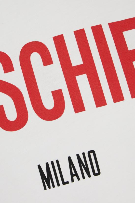 25FW 모스키노 반팔 티셔츠 252D07155441 1001 FANTASIA BIANCO - MOSCHINO