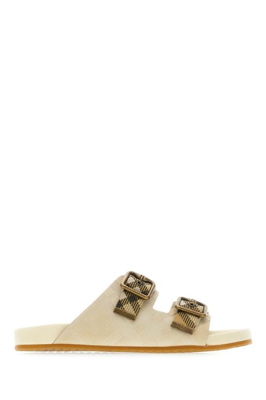 26SS 버버리 더블 버클 체크 샌들 8118612 C2918 BAKE