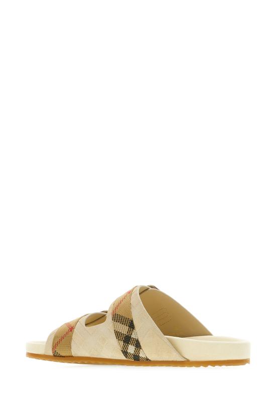 26SS 버버리 더블 버클 체크 샌들 8118612 C2918 BAKE - BURBERRY