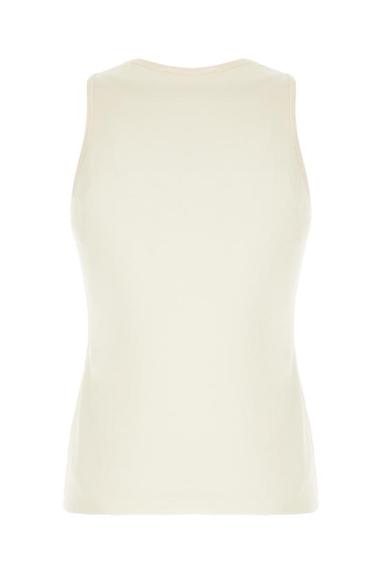 26SS 알라이아 민소매 티셔츠 AA9H1384K132C 000 BLANC - ALAIA