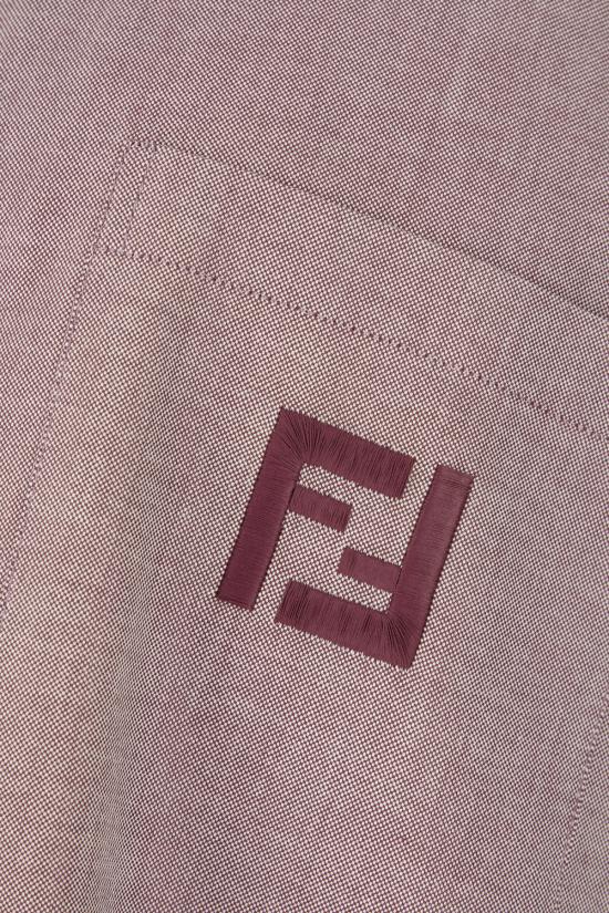26SS 펜디 긴팔 셔츠 FS1296AVZD F0HM6 BURGUNDY - FENDI