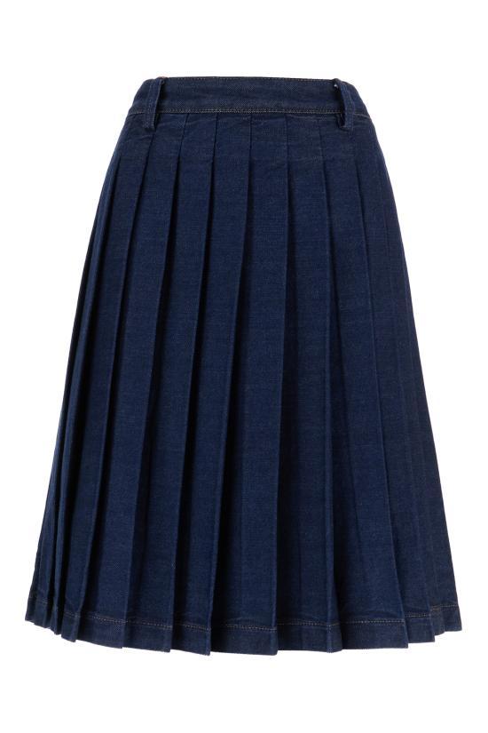 25FW 세븐포올맨카인드 미디 스커트 7UZ50555 1NX DARK BLUE