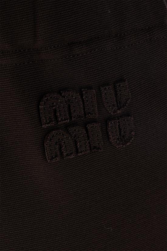 25FW 미우미우 스트레이트 팬츠 MP193518FQ F0324 CACAO - MIU MIU
