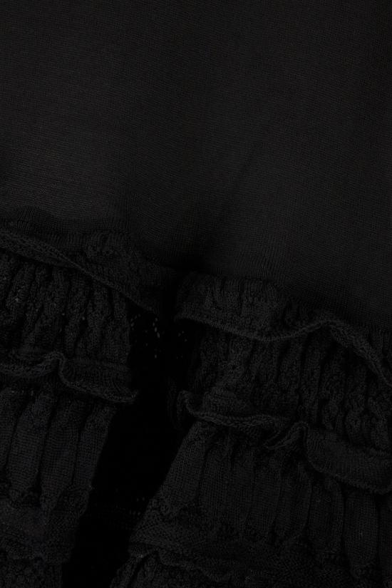 26SS 알라이아 반팔 티셔츠 AA9H1393K164C 995 NOIR ALAIA - ALAIA