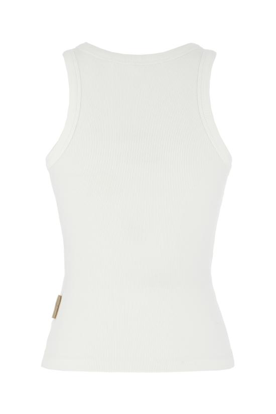 25FW 팜앤젤스 민소매 티셔츠 PWAC024F25FAB001 0368 OFF WHITE FUCHSIA - PALM ANGELS