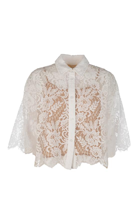 26SS 마이클 코어스 셔츠 MS64101KQ9 100 WHITE