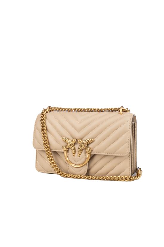 26SS 핑코 숄더백 100074A0GK C50Q BEIGE GOLD - PINKO