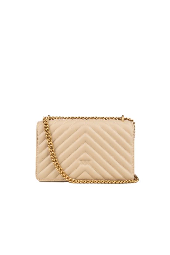 26SS 핑코 숄더백 100074A0GK C50Q BEIGE GOLD - PINKO