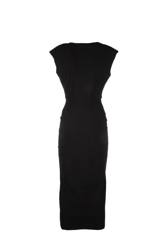 26SS 키아라보니 미디 원피스 ABMMAKIMIDIBS 37 BLACK - CHIARA BONI