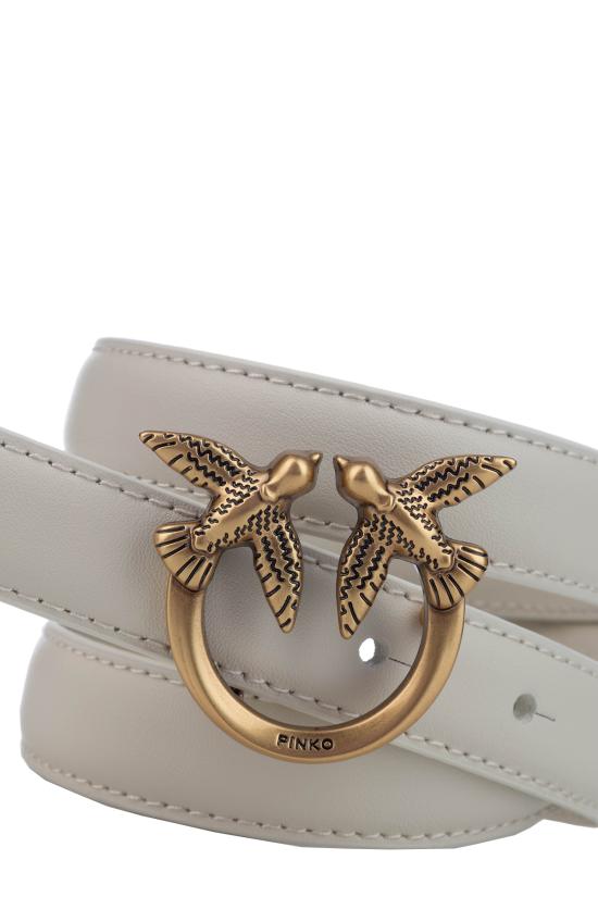 26SS 핑코 레귤러 벨트 100143A0F1 Z14Q BIANCO GOLD - PINKO