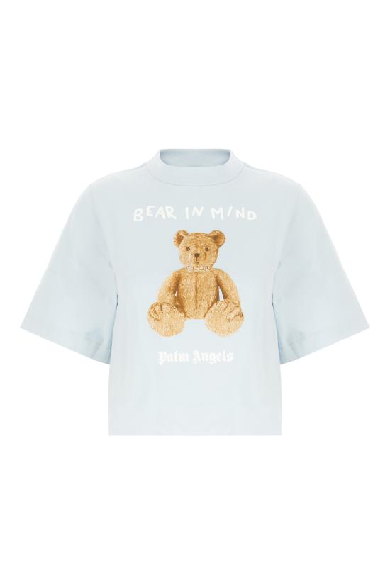 25FW 팜앤젤스 반팔 티셔츠 PWAA079F25JER002 4160 BLUE BROWN