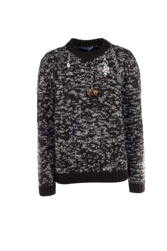 25FW 프라다 스웨터 P24U2F18HH F056L MORO NATURALE